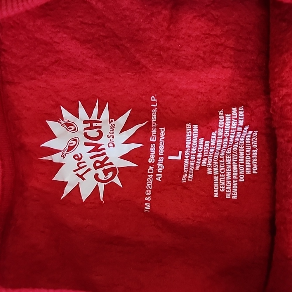 The Grinch Dr Seuss Sweatshirt And Sweatpants Set. - Picture 5 of 5